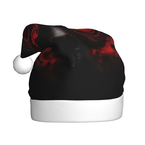 NONHAI Weihnachtsmütze, rote Totenkopfaugen, Weihnachtsmütze, Weihnachtsmütze für Erwachsene, Uni, Samt, klassische Weihnachtsmannmütze für Weihnachten, Neujahr NONHAI Weihnachtsmütze, rote Totenkopfaugen, Weihnachtsmütze, Weihnachtsmütze für Erwachsene, Uni, Samt, klassische Weihnachtsmannmütze für Weihnachten, Neujahr von NONHAI