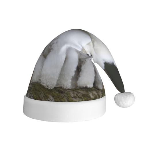 NONHAI Weihnachtsmütze Bichon Frisé, Weihnachtsmütze für Erwachsene, für Damen, Herren, Neujahr, festliches Partyzubehör NONHAI Weihnachtsmütze Bichon Frisé, Weihnachtsmütze für Erwachsene, für Damen, Herren, Neujahr, festliches Partyzubehör von NONHAI