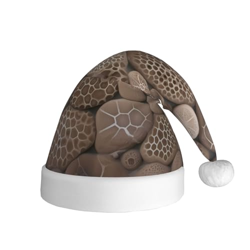 NONHAI Weihnachtsmütze Petoskey Stein Weihnachtsmütze Erwachsene Xmas Urlaub Hut für Damen Herren Neujahr Festliches Partyzubehör NONHAI Weihnachtsmütze Petoskey Stein Weihnachtsmütze Erwachsene Xmas Urlaub Hut für Damen Herren Neujahr Festliches Partyzubehör von NONHAI