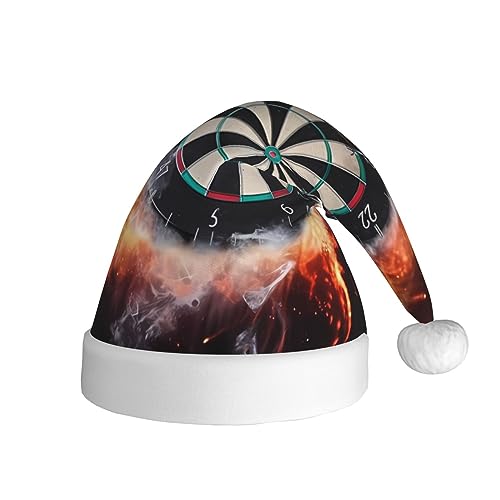 NONHAI Weihnachtsmütze mit Dartscheibe, Weihnachtsmütze für Erwachsene, für Damen und Herren, Neujahr, festliches Partyzubehör NONHAI Weihnachtsmütze mit Dartscheibe, Weihnachtsmütze für Erwachsene, für Damen und Herren, Neujahr, festliches Partyzubehör von NONHAI