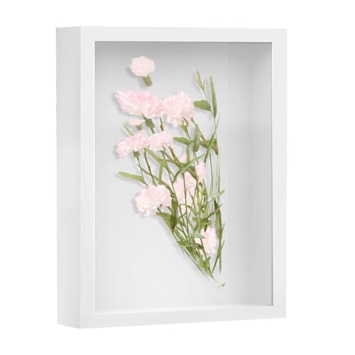 NOOGUI Bilderrahmen Zum Befüllen 3D | Tiefer Bilderrahmen Aus Holz Mit Plexiglas | Shadow Box Rahmen Für Blumen & Andenken | Weiß | 21x30 cm NOOGUI Bilderrahmen Zum Befüllen 3D | Tiefer Bilderrahmen Aus Holz Mit Plexiglas | Shadow Box Rahmen Für Blumen & Andenken | Weiß | 21x30 cm von NOOGUI