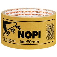 NOPI Fix doppelseitiges Klebeband 50,0 mm x 5,0 m, 1 Rolle von NOPI