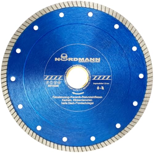 NORDMANN DIAMANTTECHNIK Diamant Trennscheibe FS-850 speed blau 350 x 30 mm, Diamantscheibe für Stein, Granit, Keramik, Ziegel, Fliesen-Scheibe mit hoher Schnittgeschwindigkeit NORDMANN DIAMANTTECHNIK Diamant Trennscheibe FS-850 speed blau 350 x 30 mm, Diamantscheibe für Stein, Granit, Keramik, Ziegel, Fliesen-Scheibe mit hoher Schnittgeschwindigkeit von NORDMANN DIAMANTTECHNIK