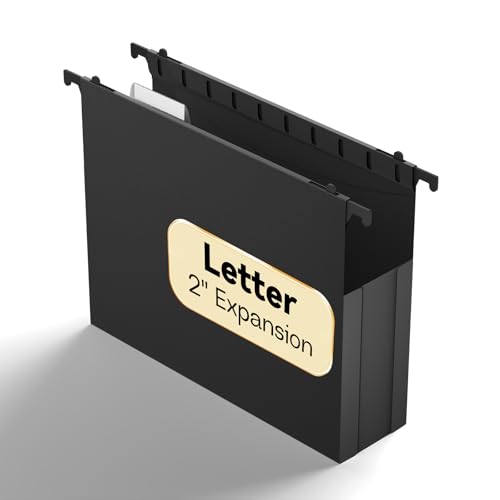NORDUN Kunststoff-Hängemappe, erweiterbar, Briefgröße, verbesserte 5,1 cm Erweiterung, Akkordean-Tasche, 12 Stück, extra Kapazität, Hängemappen, verstellbare Reiter, keine Montage, strapazierfähig NORDUN Kunststoff-Hängemappe, erweiterbar, Briefgröße, verbesserte 5,1 cm Erweiterung, Akkordean-Tasche, 12 Stück, extra Kapazität, Hängemappen, verstellbare Reiter, keine Montage, strapazierfähig von NORDUN