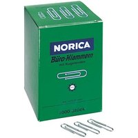 1.000 NORICA Büroklammern silber Metall von NORICA