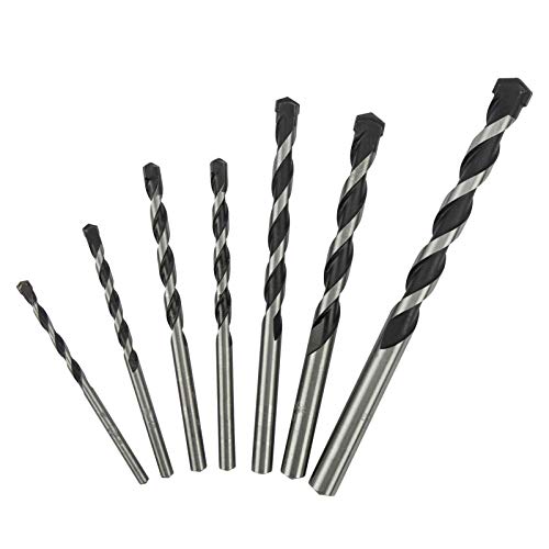 NORTOOLS Betonbohrer Set 7 teilig Bohren mit Hartmetallspitze für Mauerwerk Beton Naturstein, Schlagbohrmaschinen 4-12mm NORTOOLS Betonbohrer Set 7 teilig Bohren mit Hartmetallspitze für Mauerwerk Beton Naturstein, Schlagbohrmaschinen 4-12mm von NORTOOLS