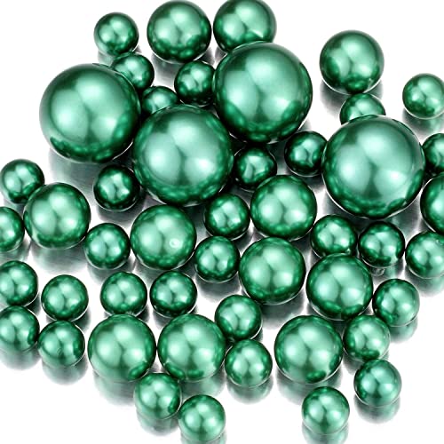 NOTCHIS 50 Stück grüne Kunstperlen, ohne Loch, Kunststoffperlen, Tafelaufsätze, Vasenfüller, Dekorationen, ideal für Hochzeitstisch, Empfang, Geburtstagsparty, Make-up-Pinsel, Heimdekoration (Größe NOTCHIS 50 Stück grüne Kunstperlen, ohne Loch, Kunststoffperlen, Tafelaufsätze, Vasenfüller, Dekorationen, ideal für Hochzeitstisch, Empfang, Geburtstagsparty, Make-up-Pinsel, Heimdekoration (Größe von NOTCHIS