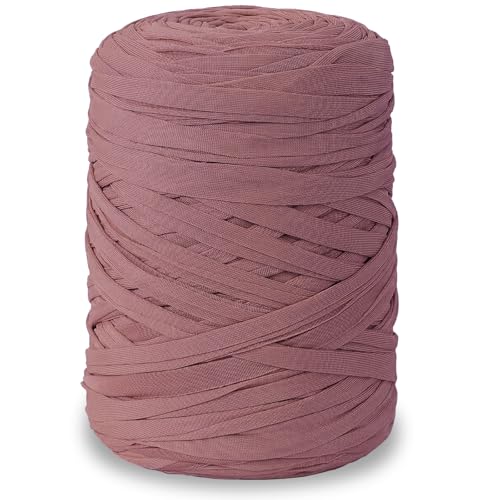 NOTIONSLAND 400 g T-Shirt-Garn, Strickgarn, Stoff, Häkelgarn für Tasche, Korb, Decke, Heimdekoration – Taro Violett NOTIONSLAND 400 g T-Shirt-Garn, Strickgarn, Stoff, Häkelgarn für Tasche, Korb, Decke, Heimdekoration – Taro Violett von NOTIONSLAND