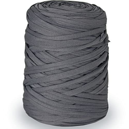 NOTIONSLAND 400 g T-Shirt-Garn Strickgarn Stoff Häkelgarn für Tasche, Korb, Decke, Heimdekoration – dunkle einfarbige Garne NOTIONSLAND 400 g T-Shirt-Garn Strickgarn Stoff Häkelgarn für Tasche, Korb, Decke, Heimdekoration – dunkle einfarbige Garne von NOTIONSLAND