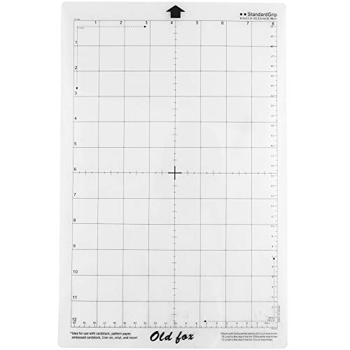 NOUVARis 3 StüCke Schneidematte Klebematte mit Messgitter 8 Durch 12 für Silhouette Cameo Erkunden Plotter Maschine von NOUVARis