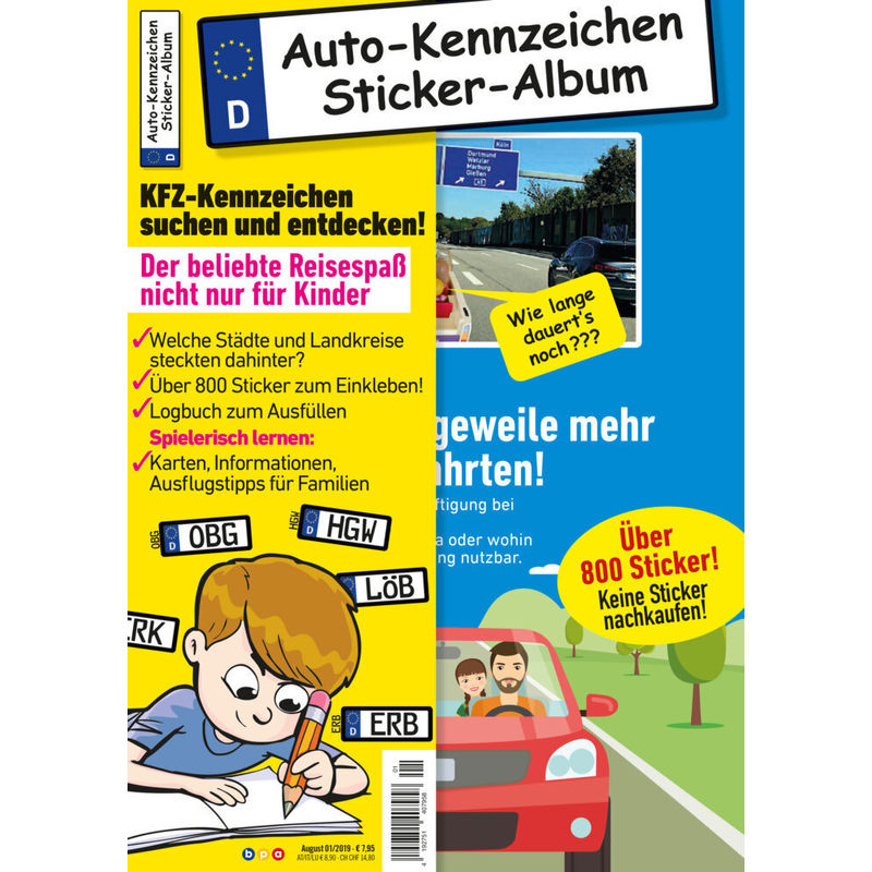 Auto-Kennzeichen Sticker-Album - Philipp Gesierich, Kartoniert (TB) von NOVA MD