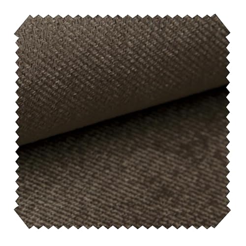 novely® ARTENA - Samtiger Velours-Möbelstoff - Anschmiegsamer Polsterstoff - Robuster Bezugsstoff - Pflegeleichte Meterware 1lfm (05 Braun) von NOVELY