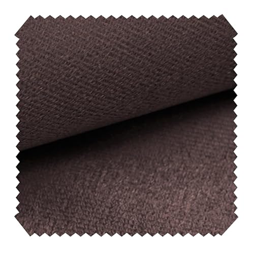 novely® ARTENA - Samtiger Velours-Möbelstoff - Anschmiegsamer Polsterstoff - Robuster Bezugsstoff - Pflegeleichte Meterware 1lfm (22 Graubraun) von NOVELY