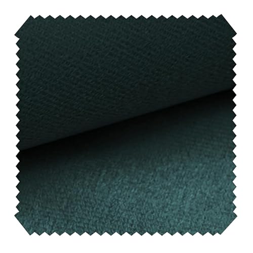 novely® ARTENA - Samtiger Velours-Möbelstoff - Anschmiegsamer Polsterstoff - Robuster Bezugsstoff - Pflegeleichte Meterware 1lfm (38 Petrol Grau) von NOVELY