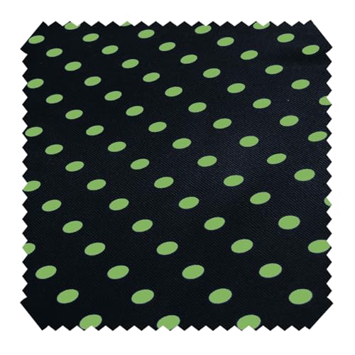 novely® OXFORD 210D D11 Polsterstoff wasserabweisend | Schwarz Grün Gepunktet von NOVELY
