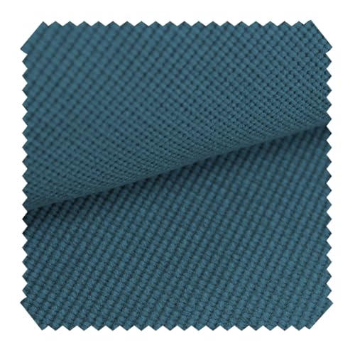 novely® SAVERO - Velours Polsterstoff - 3D Wabenmuster - Wasserabweisender Möbelstoff - Robuste Meterware 1 lfm Farbe: 10 Azurblau von NOVELY