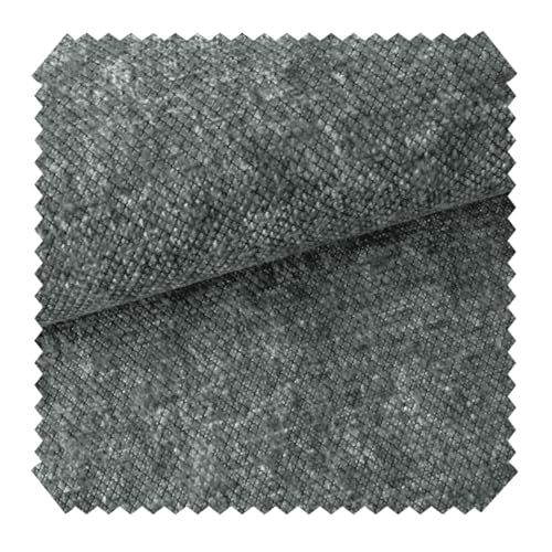 novely® WESSELN - Extravaganter Möbelstoff mit Netzmuster - Robuster Velours Polsterstoff - Pflegeleichte Meterware 1lfm (08 Graphit Grau) von NOVELY