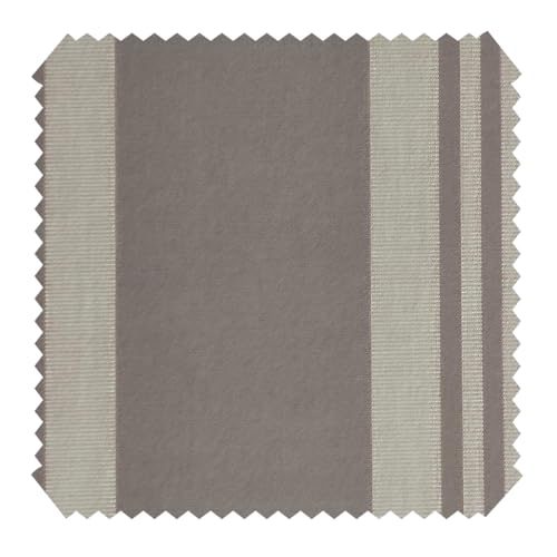 novely® ARAGON DUO CORDOBA UV+ - Premium Outdoor-Stoff - Lichtechter Möbelstoff - Polsterstoff in Baumwoll-Optik für Gartenmöbel - Pflegeleichte Meterware 1lfm (48-51 Schlammbeige Grau Beige) von NOVELY
