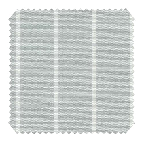novely® ARAGON DUO TOLEDO UV+ - Premium Outdoor-Stoff - Lichtechter Möbelstoff - Polsterstoff in Baumwoll-Optik für Gartenmöbel - Pflegeleichte Meterware 1lfm (06 Grau) von NOVELY