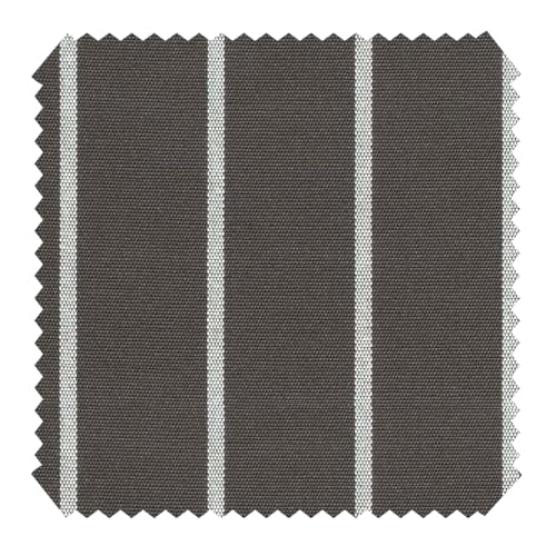 novely® ARAGON DUO TOLEDO UV+ - Premium Outdoor-Stoff - Lichtechter Möbelstoff - Polsterstoff in Baumwoll-Optik für Gartenmöbel - Pflegeleichte Meterware 1lfm (40 Anthrazit) von NOVELY