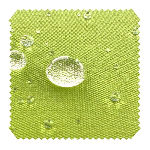 novely® ARAGON WATERPROOF UV+ - Premium Outdoor-Stoff - Lichtechter Möbelstoff - Polsterstoff in Baumwoll-Optik - Markisenstoff - Pflegeleichte Meterware 1lfm (19 Kiwi Lemon Grün) von NOVELY