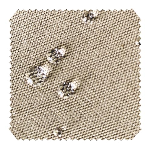 novely® ARAGON WATERPROOF UV+ - Premium Outdoor-Stoff - Lichtechter Möbelstoff - Polsterstoff in Baumwoll-Optik - Markisenstoff - Pflegeleichte Meterware 1lfm (34 Beige Leinen) von NOVELY