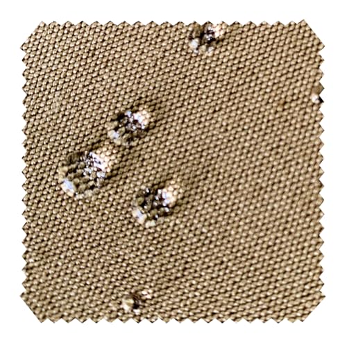 novely® ARAGON WATERPROOF UV+ - Premium Outdoor-Stoff - Lichtechter Möbelstoff - Polsterstoff in Baumwoll-Optik - Markisenstoff - Pflegeleichte Meterware 1lfm (79 Beige Meliert) von NOVELY