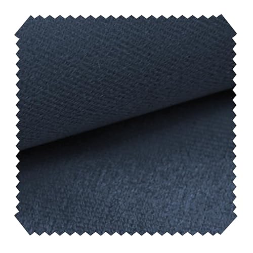 novely® ARTENA - Samtiger Velours-Möbelstoff - Anschmiegsamer Polsterstoff - Robuster Bezugsstoff - Pflegeleichte Meterware 1lfm (20 Grau Blau) von NOVELY