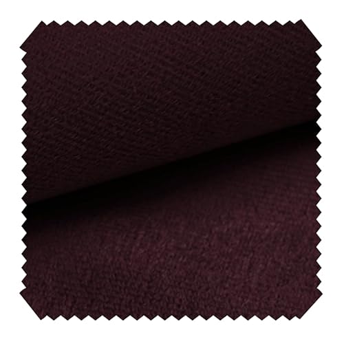 novely® ARTENA - Samtiger Velours-Möbelstoff - Anschmiegsamer Polsterstoff - Robuster Bezugsstoff - Pflegeleichte Meterware 1lfm (06 Bordeaux) von NOVELY