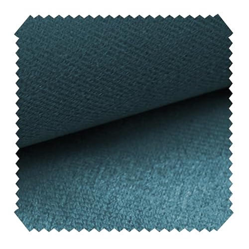 novely® ARTENA - Samtiger Velours-Möbelstoff - Anschmiegsamer Polsterstoff - Robuster Bezugsstoff - Pflegeleichte Meterware 1lfm (12 Türkis Petrol Blau) von NOVELY