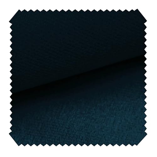 novely® ARTENA - Samtiger Velours-Möbelstoff - Anschmiegsamer Polsterstoff - Robuster Bezugsstoff - Pflegeleichte Meterware 1lfm (25 Pazifikblau) von NOVELY