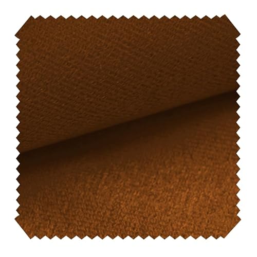 novely® ARTENA - Samtiger Velours-Möbelstoff - Anschmiegsamer Polsterstoff - Robuster Bezugsstoff - Pflegeleichte Meterware 1lfm (31 Terracotta) von NOVELY