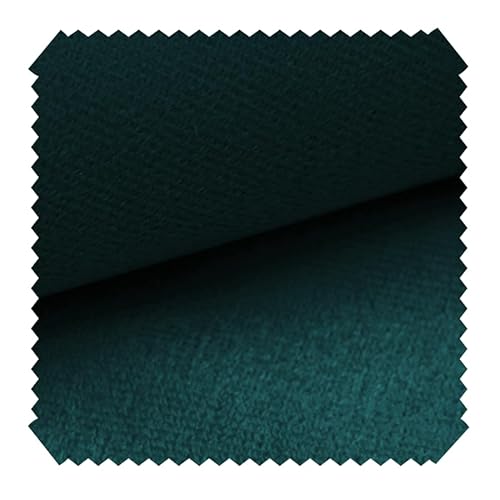 novely® ARTENA - Samtiger Velours-Möbelstoff - Anschmiegsamer Polsterstoff - Robuster Bezugsstoff - Pflegeleichte Meterware 1lfm (37 Petrol Blau) von NOVELY