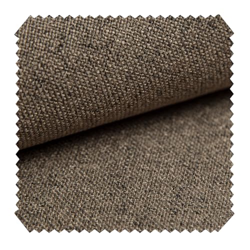 NOVELY® AUEN Premium Möbelstoff | Webstoff | fein gewebter Polsterstoff | Meterware | Bezugsstoff | 1 lfm | 26 Farben (03 Dunkelbeige) von NOVELY