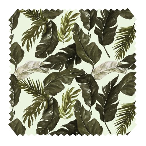 novely® BASEL LEANN Art Deco - Bedruckter Polsterstoff - Ultraweicher Möbelstoff - Print Dekostoff - Robuster Samtstoff - Meterware 1lfm Farbe: 03 Olivgrün von NOVELY