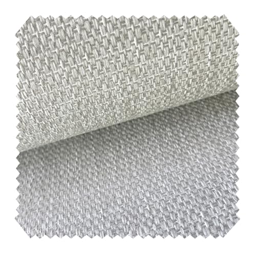 novely® FONTANA SUN CONTROL UV++ - Sanitized® Outdoor-Stoff - Melierter Olefin Möbelstoff - Wetterfester Strukturstoff - Pflegeleichte Meterware 1 lfm Farbe: 43 Hellgrau Beige von NOVELY