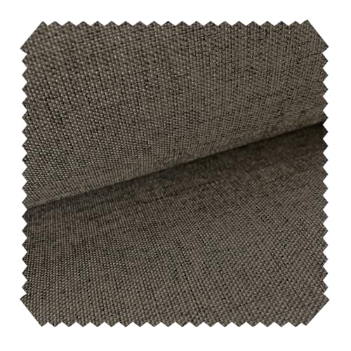 novely® MONACO SUN CONTROL UV++ - Sanitized® Outdoor-Stoff - Wetterfester Olefin Polsterstoff - Mélange Möbelstoff - Pflegeleichte Meterware 1 lfm Farbe: 34 Taupe Dunkelbeige von NOVELY