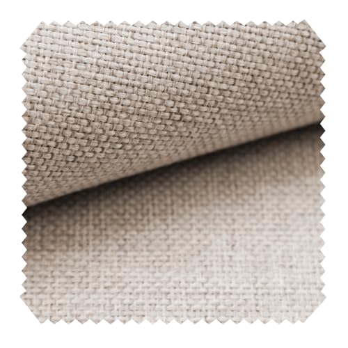 novely® MUDAU | Polsterstoff | Meterware | Möbelstoff | Webstoff | Struktur-Stoff | Mélange | Grober Handwebcharakter | 26 Farben (02 Beige) von NOVELY