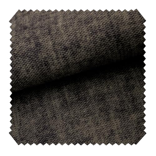 novely® Marlow - Marmorierter Velours Möbelstoff - Samtweicher und Robuster Polsterstoff - Pflegeleichte Meterware 1lfm (03 Taupe Grau) von NOVELY