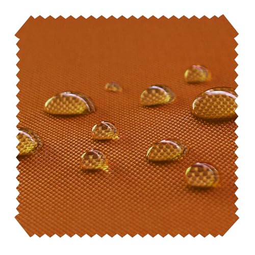 novely® OXFORD BIG 600D - Wasserfester Outdoorstoff - Robuster Polsterstoff - Wasserdichter Möbelstoff - Waterproof Meterware 1 lfm Farbe: 35 Terracotta s109 V808 von NOVELY