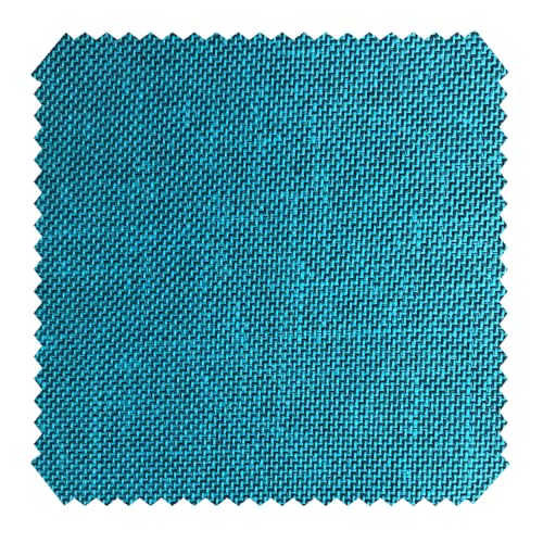 NOVELY® Oxford 330D | 1 lfm | Leinen Look Polyester PU wasserabweisend Mélange Polsterstoff (30 Aqua Türkisblau) von NOVELY