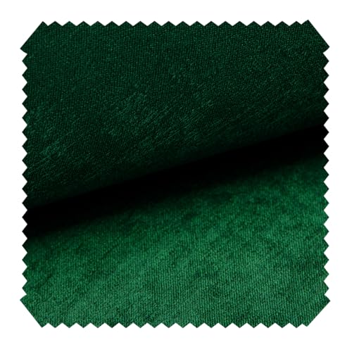 novely® PLATIN - Elegant Glänzender Möbelstoff - Robuster Polsterstoff mit Ultra-Clean-Technologie - Pflegeleichte Meterware 1lfm (18 Smaragd Grün) von NOVELY