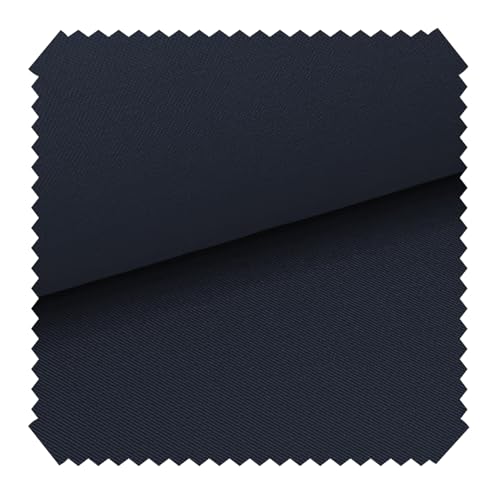 novely® PROVENT Schwerer Twill - 100% Baumwolle - Reißfester Möbelstoff - Polsterstoff für Arbeitskleidung - Pflegeleichte Meterware 1 lfm Farbe: 25 Navy Dunkelblau 85 von NOVELY
