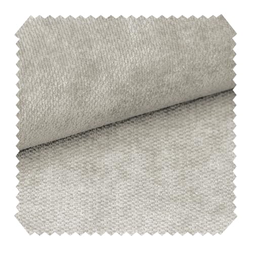 novely® RINGO - Kuscheliger Chenille-Polsterstoff - Schwer Entzündbarer Möbelstoff mit Filzrückseite - Pflegeleichte Meterware 1lfm Farbe: 17 Beige von NOVELY