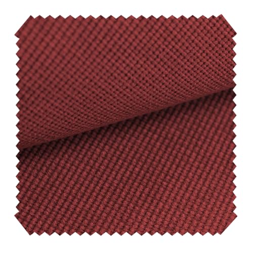 novely® SAVERO - Velours Polsterstoff - 3D Wabenmuster - Wasserabweisender Möbelstoff - Robuste Meterware 1 lfm Farbe: 60 Rot von NOVELY