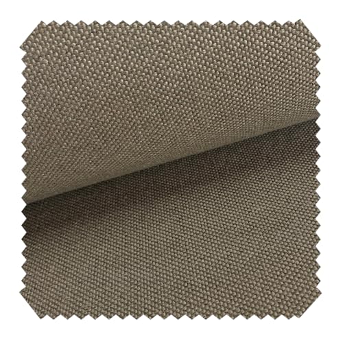 novely® SORAYA SUN CONTROL B04 UV++ - Sanitized® Olefin Outdoor-Stoff - Wetterfester Möbelstoff - Mélange Polsterstoff - Pflegeleichte Meterware 1 lfm Farbe: 34 Taupe Dunkelbeige von NOVELY