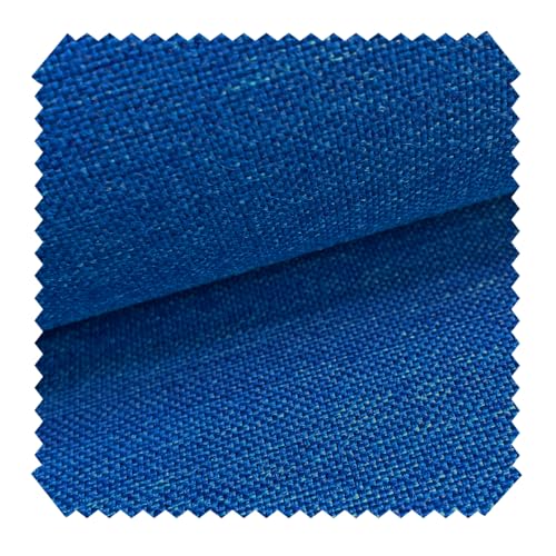 novely® SORAYA SUN CONTROL B04 UV++ - Sanitized® Olefin Outdoor-Stoff - Wetterfester Möbelstoff - Mélange Polsterstoff - Pflegeleichte Meterware 1 lfm Farbe: 21 Blau von NOVELY