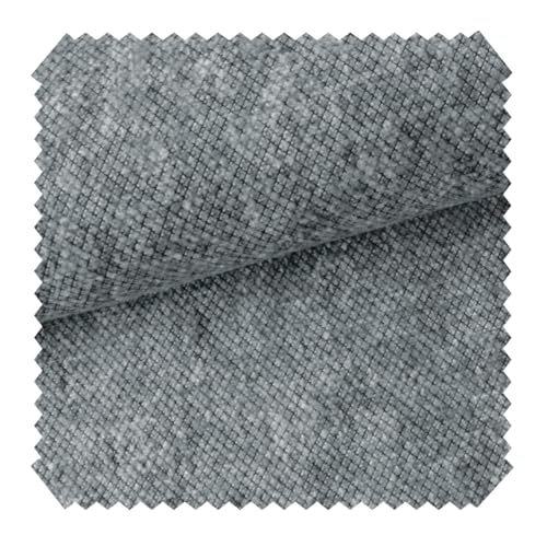 novely® WESSELN - Extravaganter Möbelstoff mit Netzmuster - Robuster Velours Polsterstoff - Pflegeleichte Meterware 1lfm (10 Stahl Grau) von NOVELY