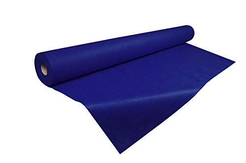 NOVOTEX Tischdecke, 1 x 50 m, vorgeschnitten, 20 cm. Farbe: Blau. von NOVOTEX