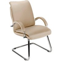 Nowy Styl Besucherstuhl Nadir Steel beige Kunstleder Nowy Styl Besucherstuhl Nadir Steel beige Kunstleder von Nowy Styl